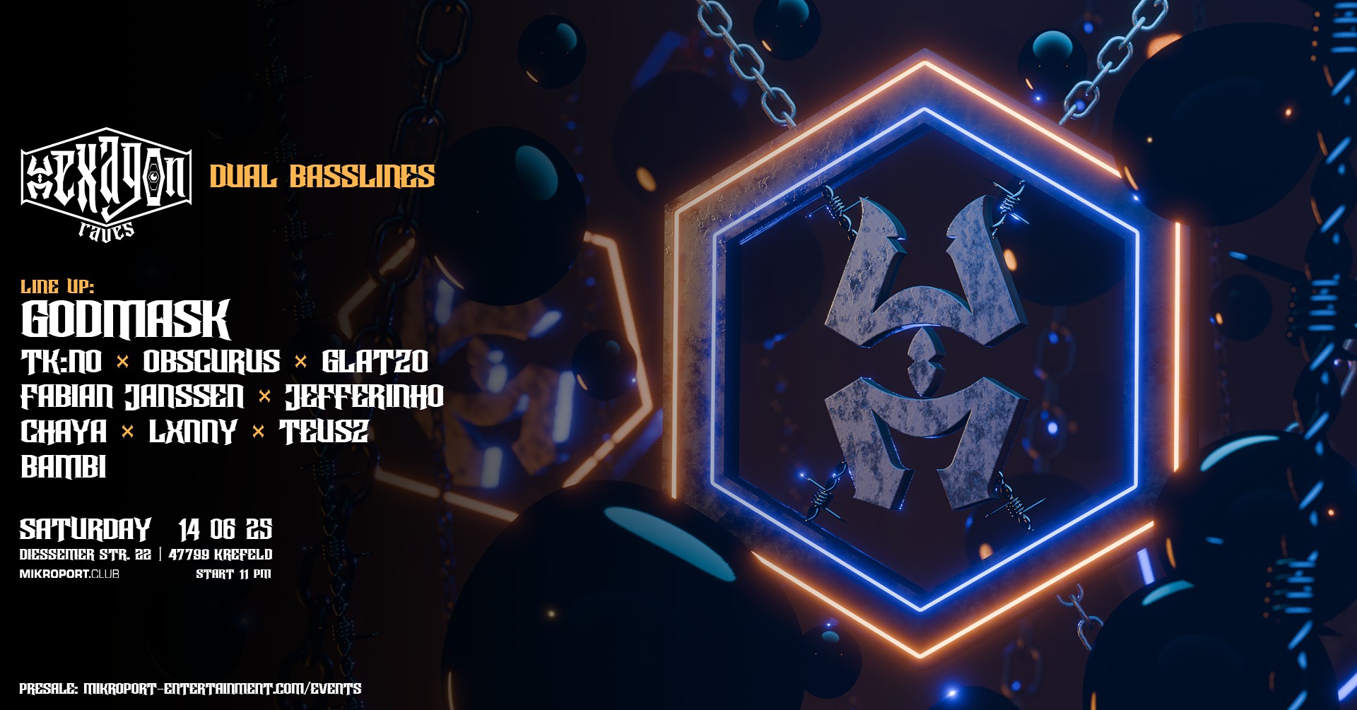 14.06.25 – Hexagon Raves – Dual Basslines