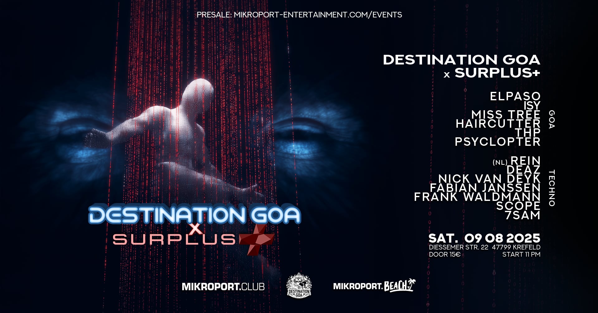 09.08.25 – Destination Goa x Surplus // Goa x Techno