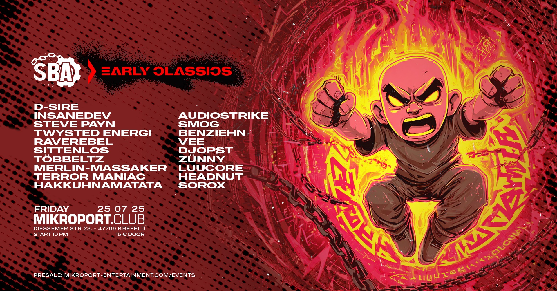 25.07.25 – SBA: HARDCORE EARLY CLASSICS