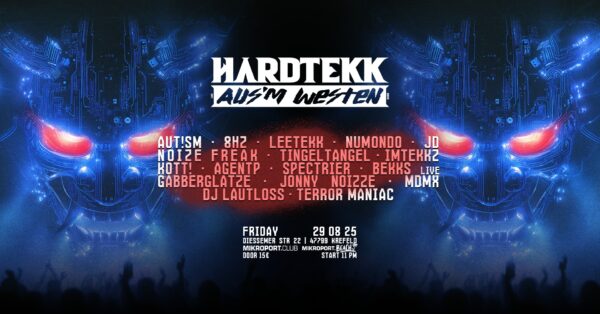 29.08.25 - Hardtekk aus´Westen - Ticket