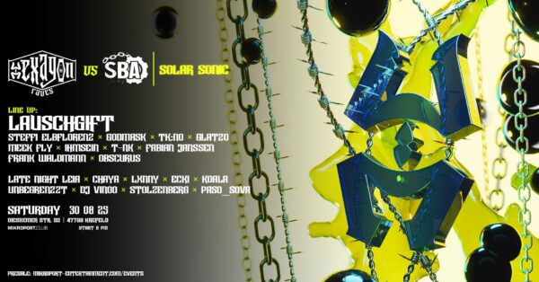 30.08.25 - Hexagon vs SBA - Solar Sonic - Bunker + Open Air - Ticket