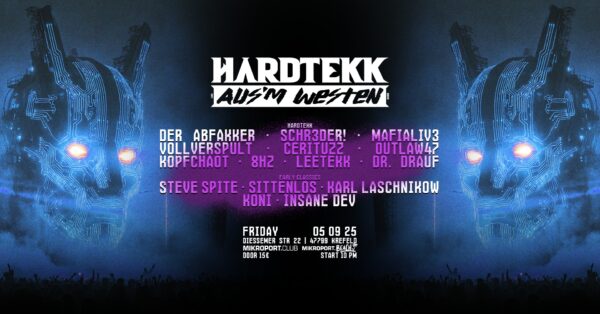 05.09.25 - Hardtekk aus´m Westen - Ticket
