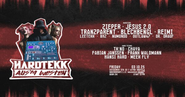 03.10.25 - Hardtekk aus´m Westen - Ticket
