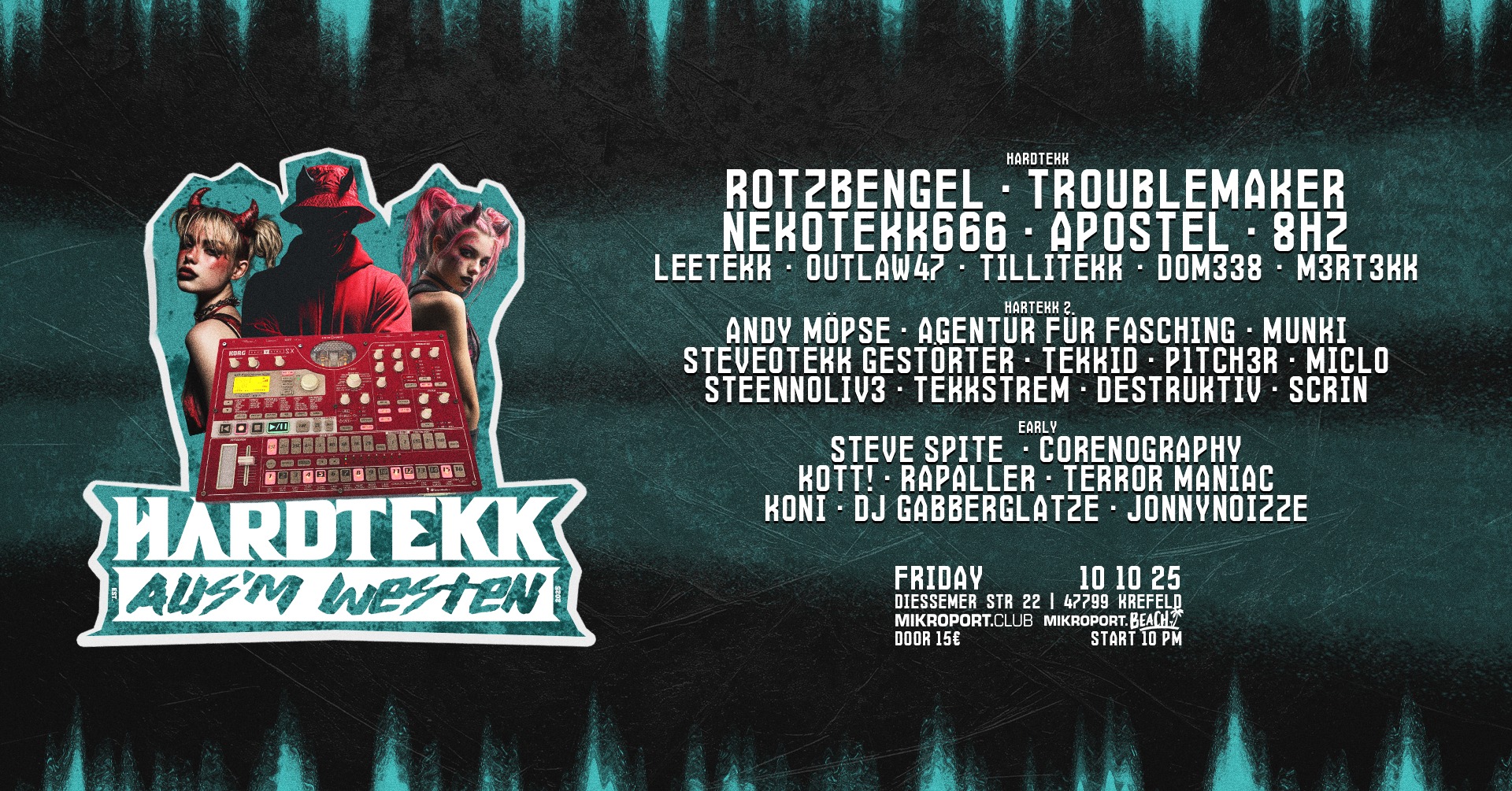 10.10.25 – Hardtekk aus´m westen