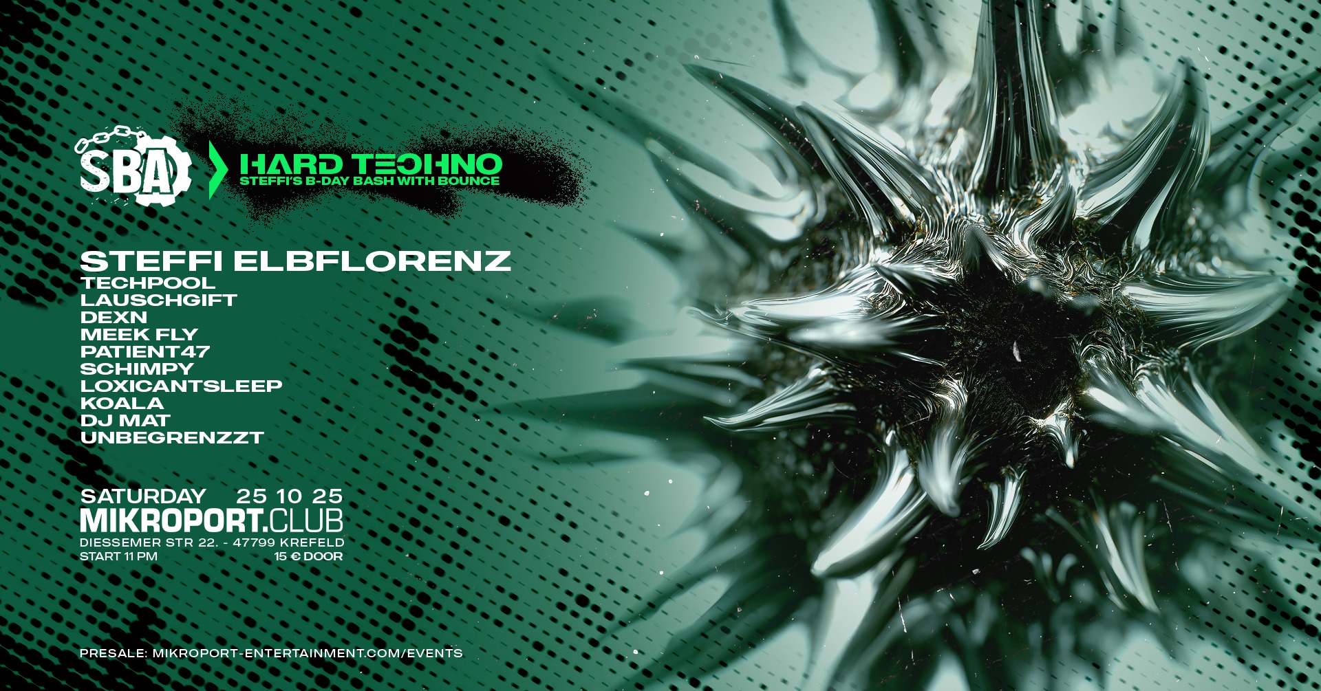 25.10.25 – SBA  feat Steffi Elbflorenz Birthday