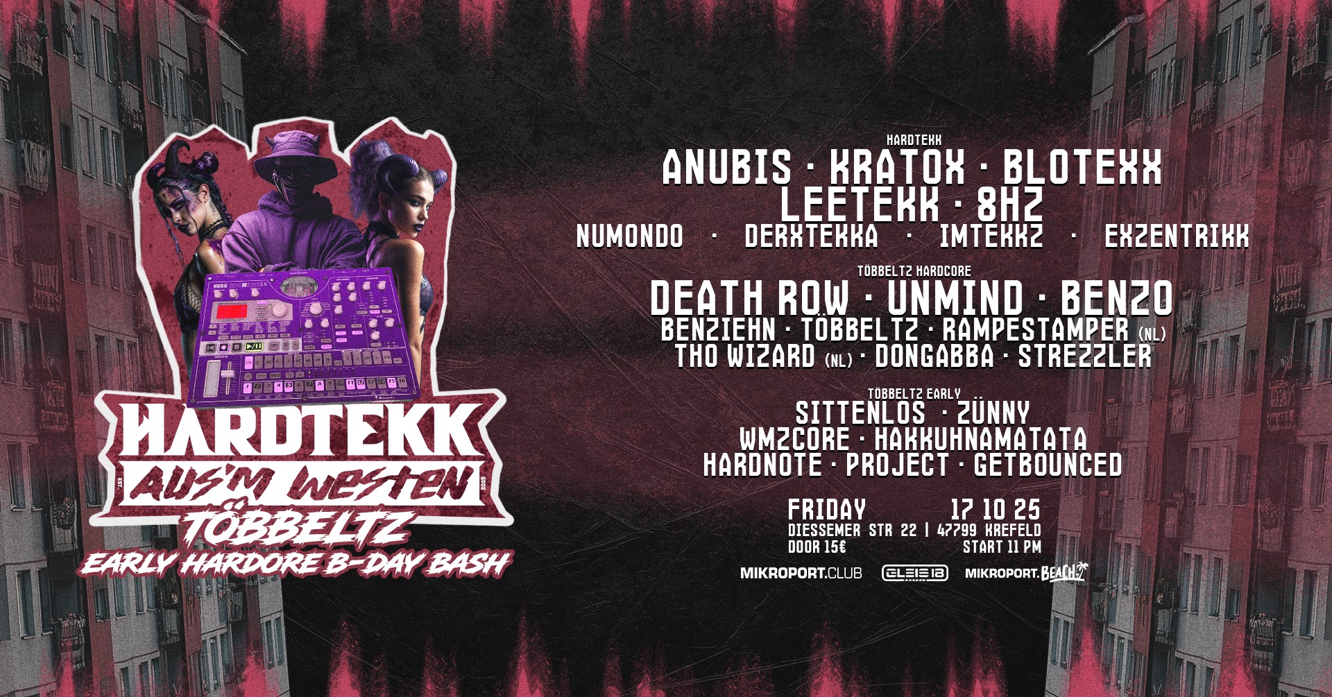 17.10.25 – Hardtekk Aus´m Westen  – 3 Areas
