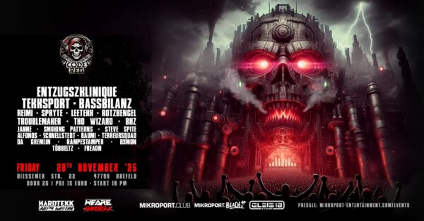 28.11.25 - CoDE RED x WE ARE HARDTekk x EARLY CLASSICS - Ticket - Phase 2 - OPEN