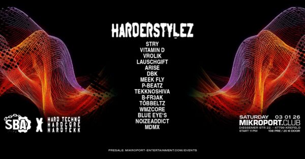03.01.26 - SBA Harder Styles -Ticket