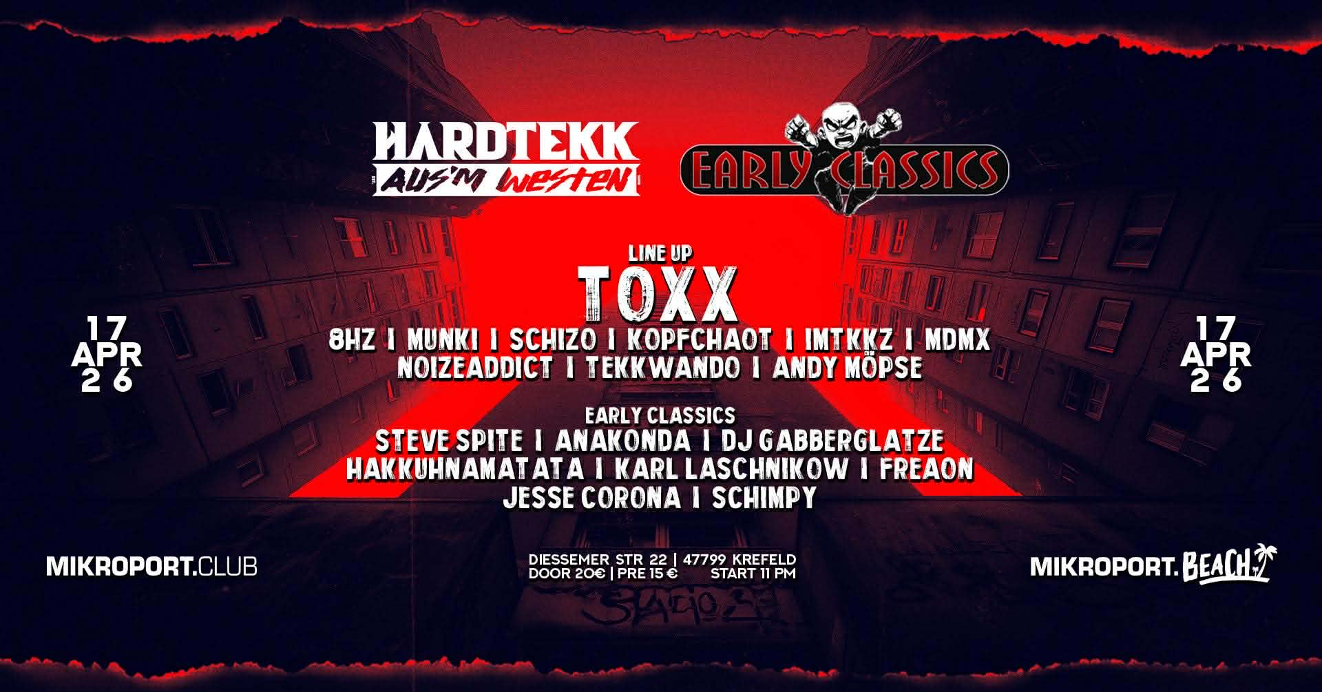 17.04.26 – Hardtekk aus´m  westen x Early Classics
