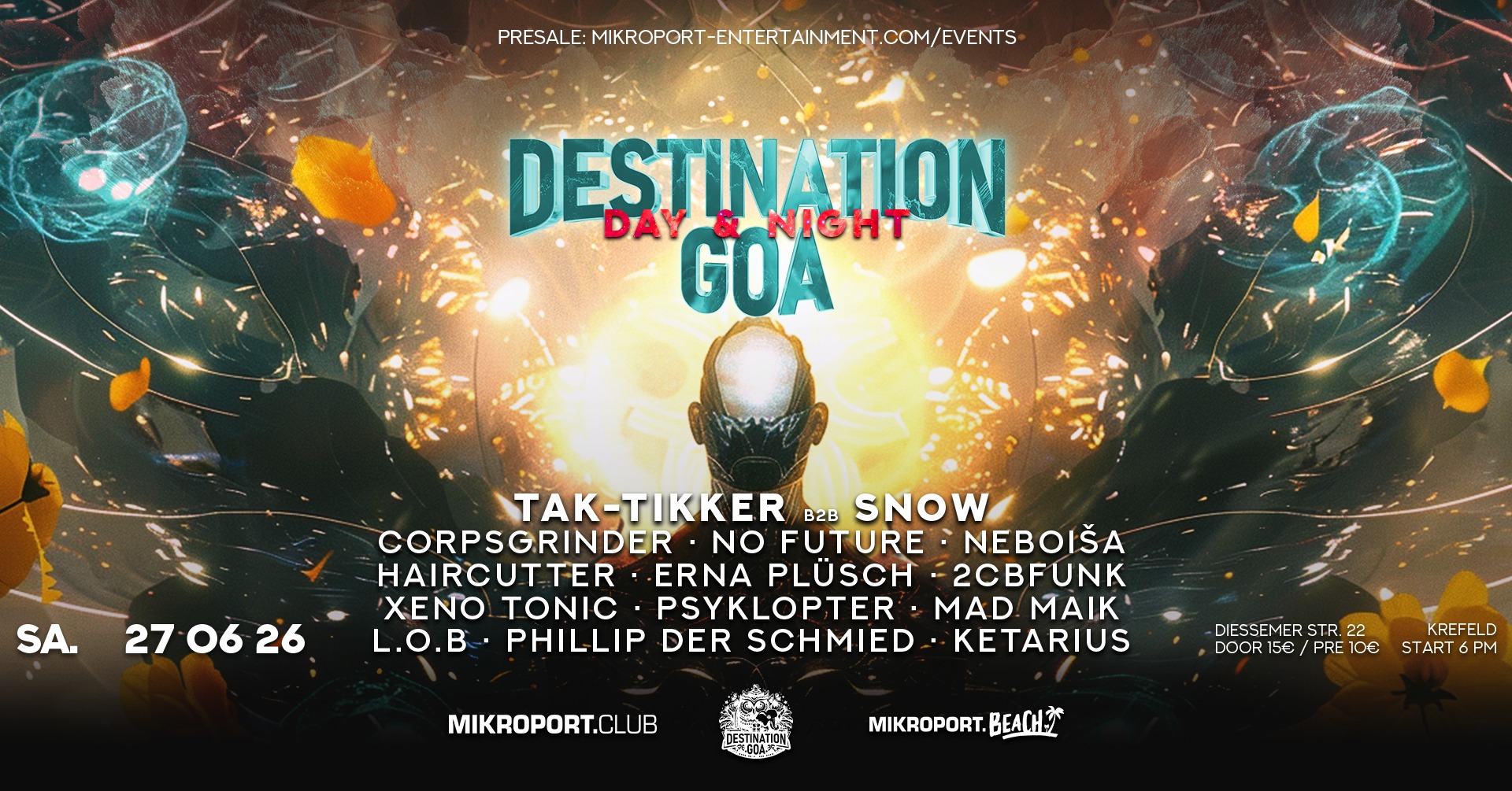 27.06.26 – Destination Goa – Day & night – Ticket