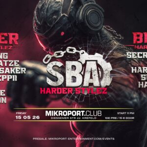 15.05.26 - SBA : Harder Stylez - Ticket