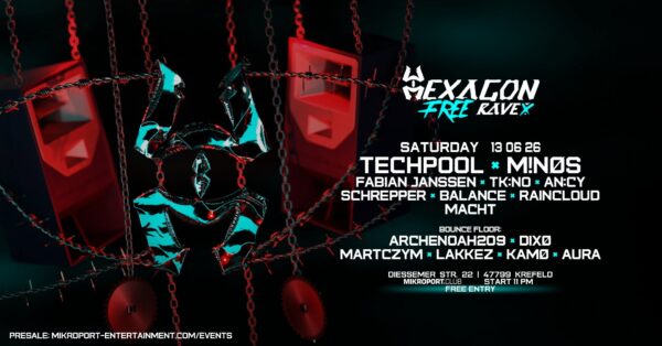 13.06.26 - Hexagon Raves - Club + Open air - Ticket