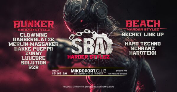 15.05.26 - SBA : Harder Stylez - Ticket
