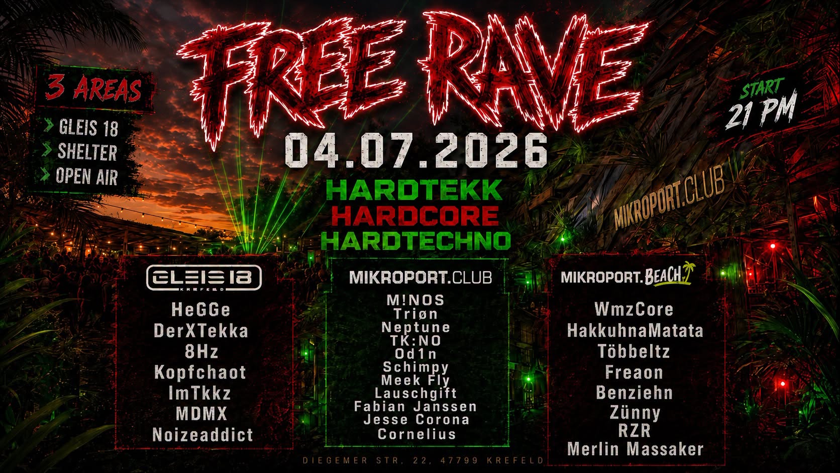 04.07.26 – XXL  FREE RAVE – 3 AREAS