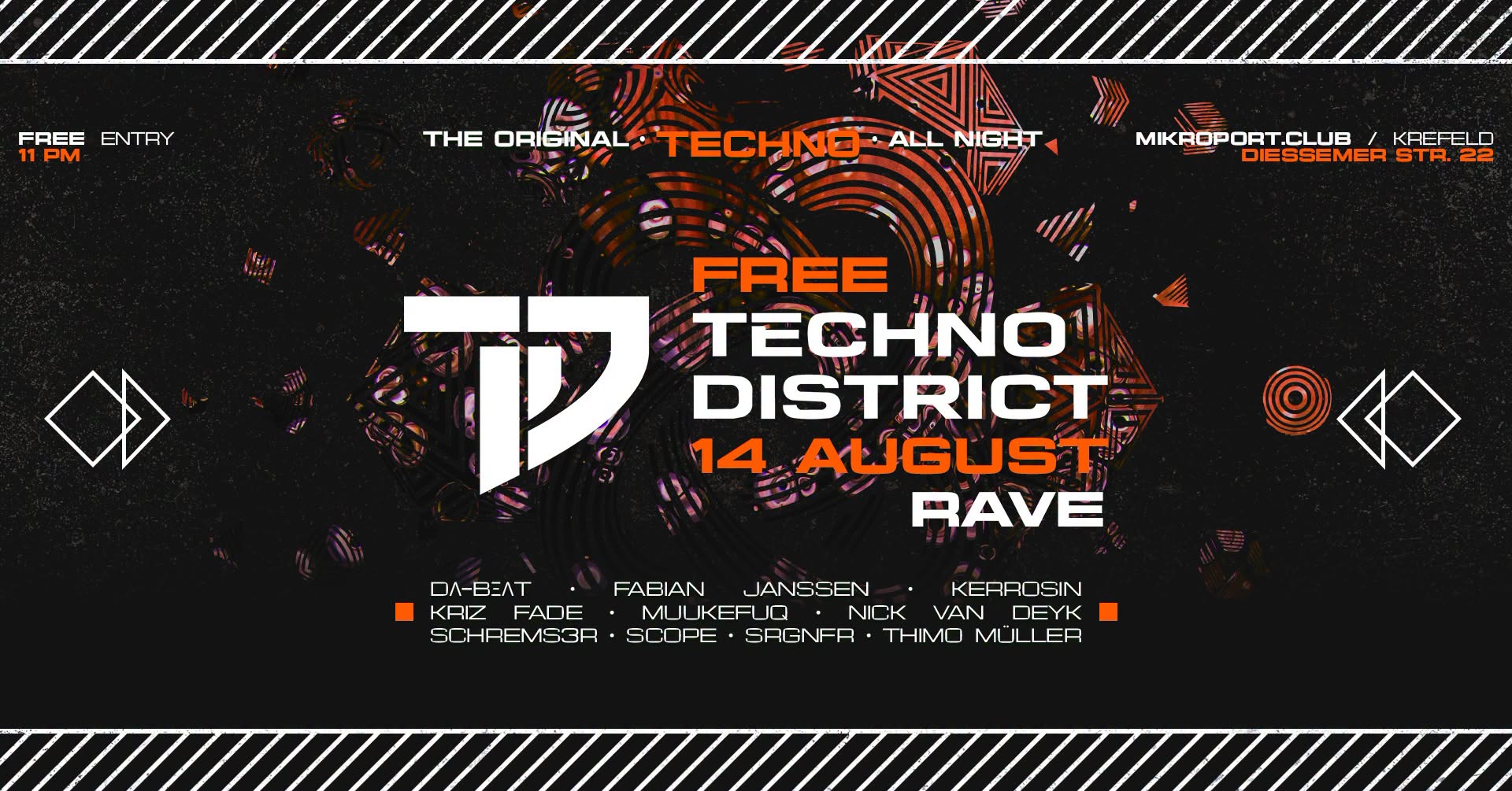 14.08.26 – Free Rave -Techno District