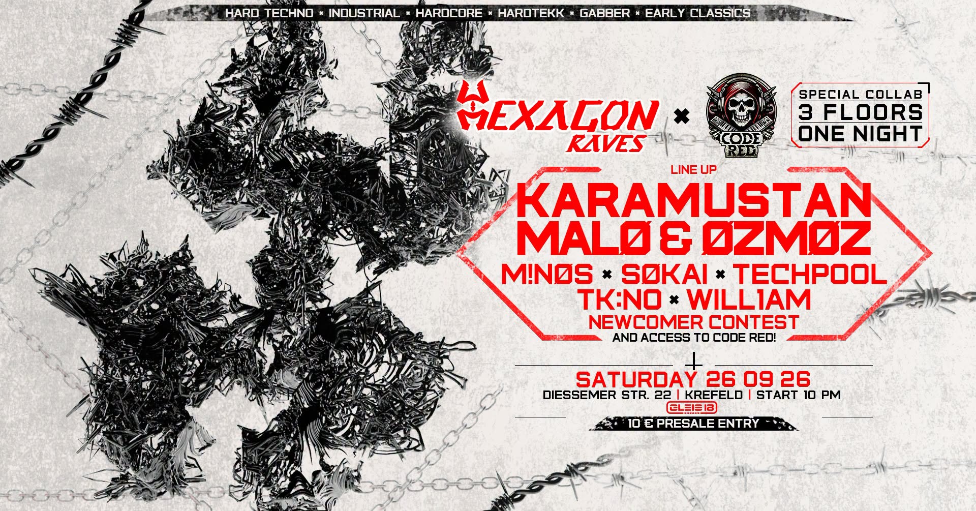 26.09.26 – Hexagon Raves x CODE RED – Ticket