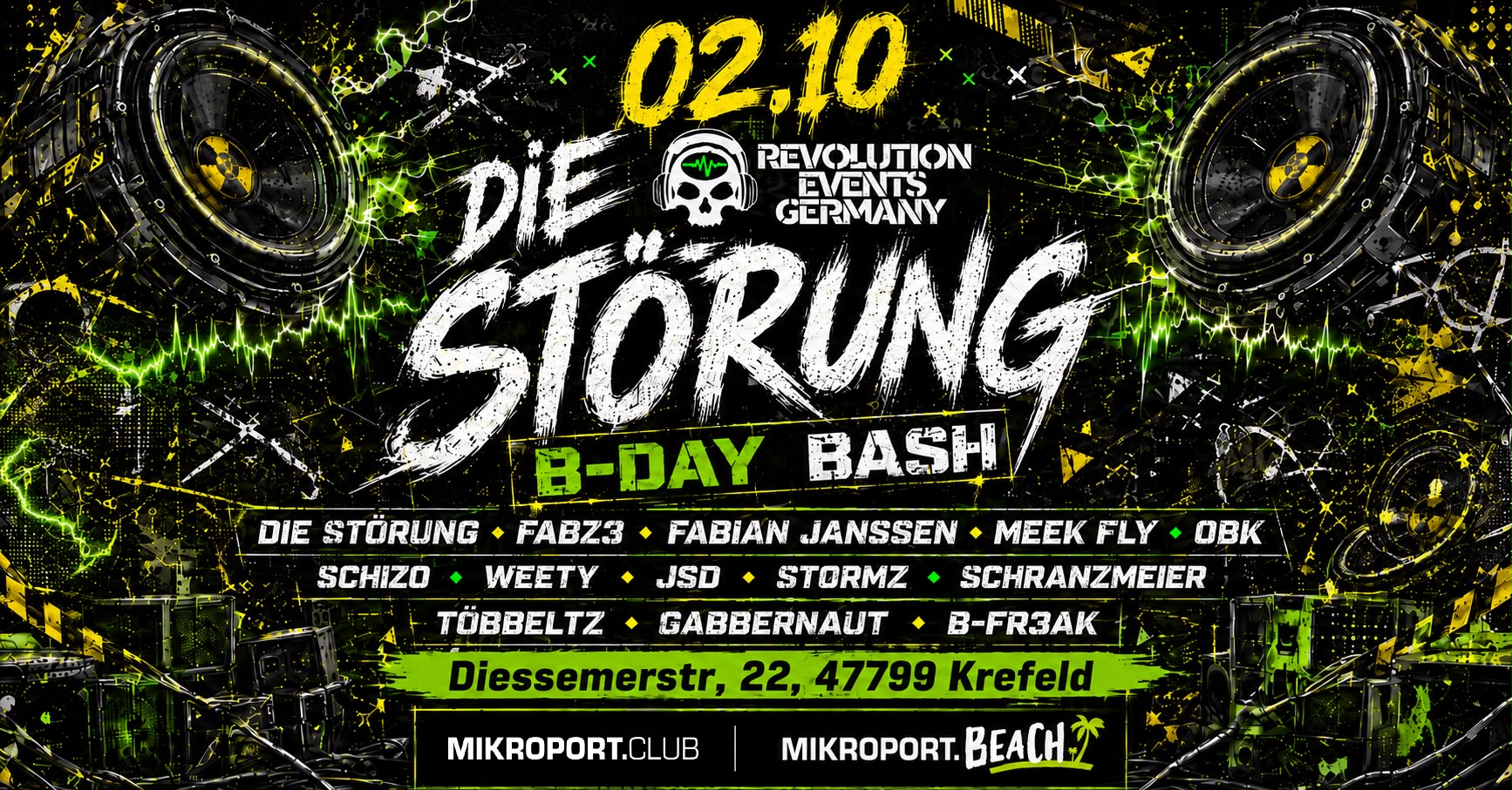 02.10.26 – FREE RAVE- HARDER STYLEZ – DIE STÖRUNG B-DAY