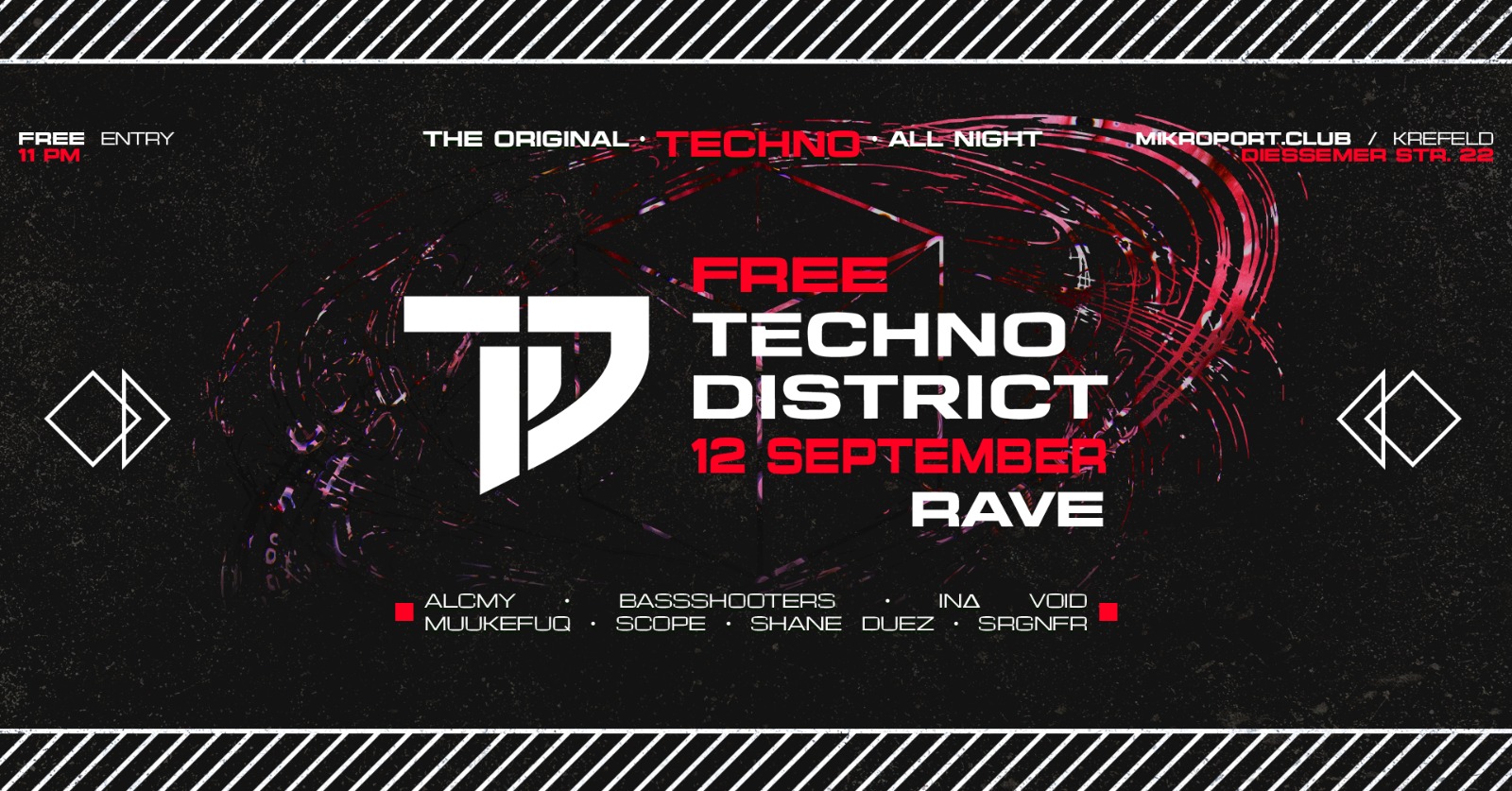 12.09.26 – Free Rave – Techno District – The Original