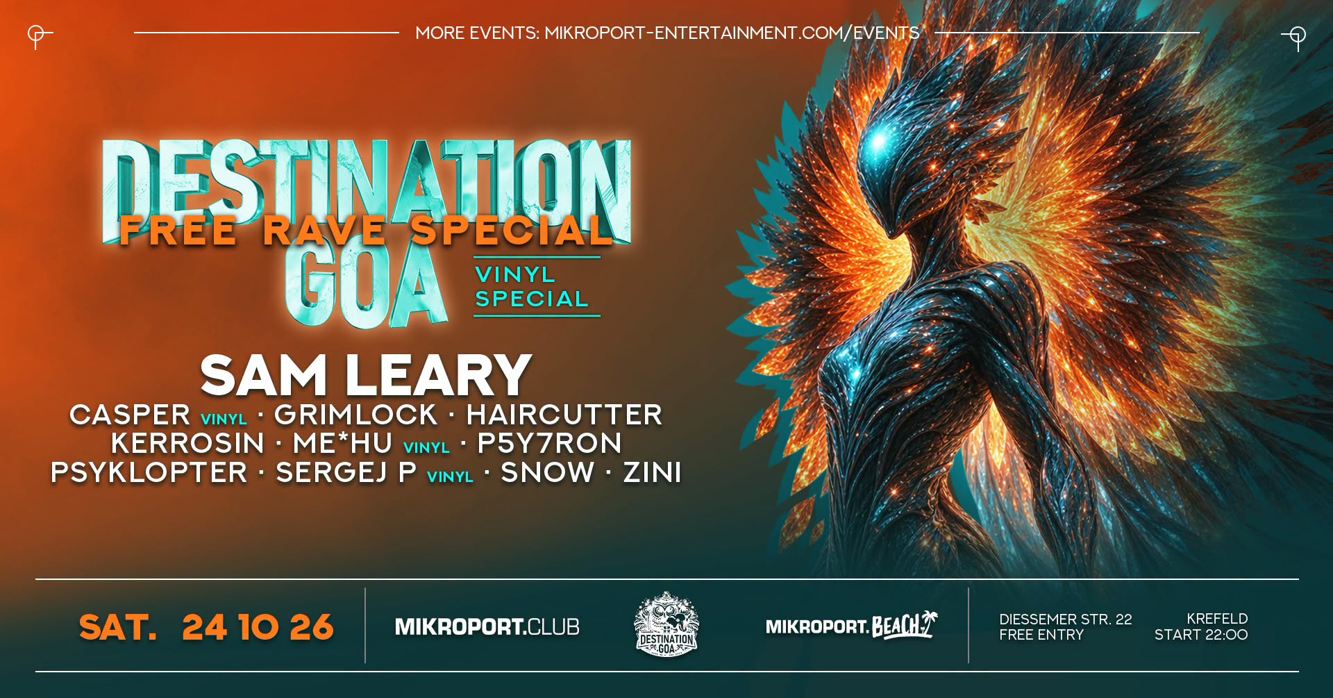 24.10.26 – FREE RAVE – DESTINATION GOA